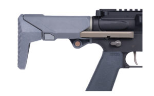 Q Shorty Stock gray polymer two-position stock for mil-spec AR/M4