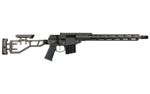 Q LLC Mini Fix 6mm ARC 16 inch bolt-action rifle with gray folding stock and M-LOK handguard