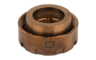 Q PLAN-B ASR silencer mount, 17-4 stainless steel copper finish, .30 caliber fit