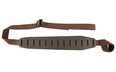 Quake Claw 2.0 brown slip-on 2-point shotgun sling with molded non-slip pad