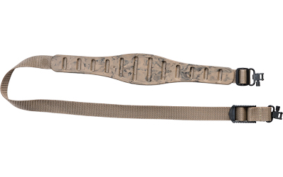 Quake Claw Contour Sling Sand Camo with non-slip pad and QD metal swivels