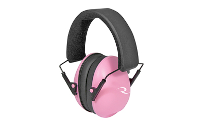Radians Low Set passive earmuff Pink/Black, NRR 21 dB, over-the-head design