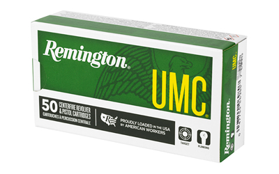 Remington UMC 9mm 115gr FMJ ammunition 50rd box