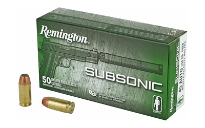 Remington Subsonic .45 ACP 230 gr FNEB 50 rd box