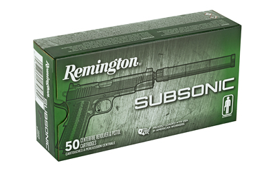 Remington Subsonic .45 ACP 230 gr FNEB 50 rd box