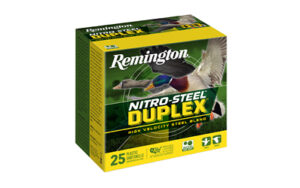 Remington Nitro-Steel Duplex 12ga 3in 1-1/4oz #2 & #6 steel shotshell 25-count box