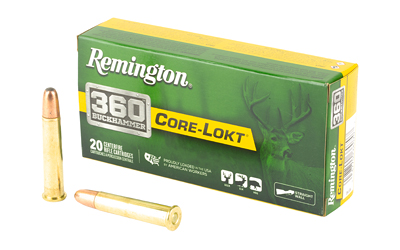 Remington Core-Lokt .360 Buckhammer 180 gr SP ammunition 20-round box