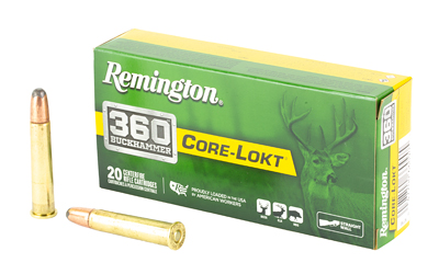 Remington Core-Lokt .360 Buckhammer 200gr jacketed soft point 20rd box