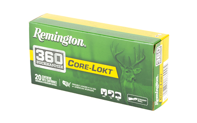 Remington Core-Lokt .360 Buckhammer 200gr jacketed soft point 20rd box