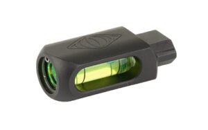 Reptilia AUS offset bubble level, black anodized, for AUS Mount, reversible