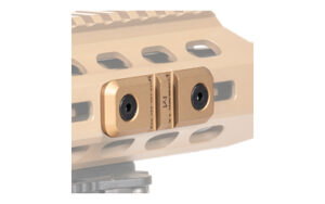 Reptilia Low Profile M-LOK Rail in Flat Dark Earth, machined 7075-T6 aluminum