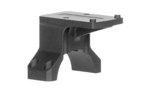 Reptilia ROF-90 35mm RMR mount in anodized black, 12:00 Trijicon RMR top-mount