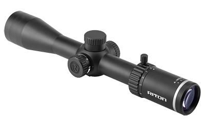 Riton 1 Primal 4-16x44 1-inch SFP rifle scope black matte RUT reticle