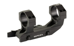 Riton X34QD 34mm cantilever quick-detach scope mount, black anodized aluminum