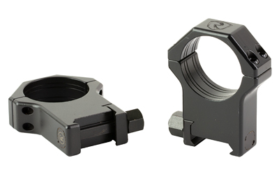 Riton 30mm steel Picatinny scope rings, 19mm height, black finish