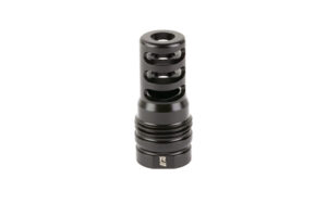 Rugged Suppressors .338 3-Port Muzzle Brake in Black Nitride, 5/8x24 tpi