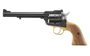 Ruger Super Wrangler TALO Model 2060 midnight blue and brass 6-round revolver with wood grips