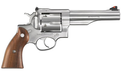 Ruger Redhawk .44 Rem Mag 5.5 inch satin stainless revolver with hardwood grips