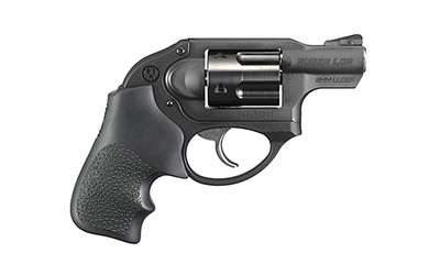 Ruger LCR 9mm revolver matte black Hogue Tamer grip 1.87in barrel 5-round
