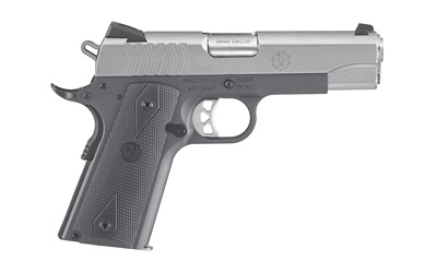 Ruger SR1911 Lightweight Commander 9mm two-tone pistol with 4.25 in barrel