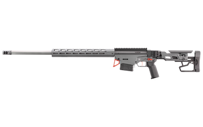 Ruger Precision Rifle Custom 6mm GT 26-inch Stealth Gray Cerakote with folding adjustable stock