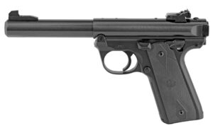 Ruger Mark IV 22/45 5.5in bull barrel blued pistol with two 10-round magazines