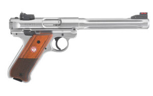 Ruger Mark IV Hunter .22 LR pistol 6.88in fluted bull satin stainless