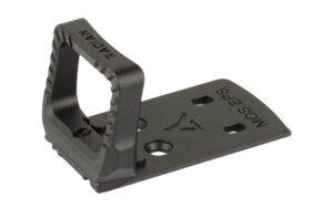 Radian Weapons Guardian optic guard with stealth backup sights for Glock MOS, black anodized