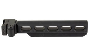 Samson B.R.E. bufferless receiver extension with folding Picatinny adapter in black anodized finish