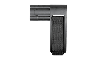 SB Tactical SB-MINI stabilizing brace in black mounted on AR-style buffer tube