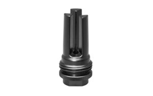 SilencerCo ASR Hybrid 3-prong flash hider 13.5x1 LH for 9mm matte black