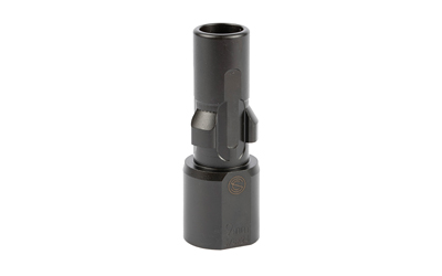 SilencerCo 3-Lug muzzle device, 5/8x24 thread, .45 ACP, black finish