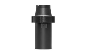 Silencer Co AC865 Echo choke adapter for Saiga Vepr 12ga, black steel, M22x.75 threads