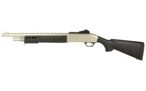 Tokarev T300 A1 12 Gauge semi-auto shotgun with 18.5 inch ventilated heat shield barrel and black synthetic stock