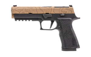 Sig Sauer P320 XTEN Endure 10mm 5in topographic Cerakote slide coyote tan