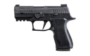Sig Sauer P320 XCompact 9mm pistol with 3.6-inch barrel and X-Ray3 sights, black finish