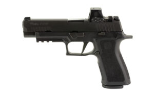 Sig Sauer P320 X-Full 9mm with 4.7 inch barrel, Romeo-X reflex sight and two 17-round magazines, black