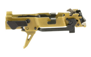 Sig Sauer P320 Custom Works Fire Control Unit Gold Nitride titanium frame flat skeletonized trigger