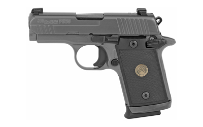 Sig Sauer P938 Legion 9mm micro-compact pistol in Legion Gray Cerakote with G-10 grips