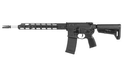 Sig Sauer M400 TREAD V2 5.56 NATO 16in rifle side view with Magpul SL-K stock