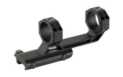 Sig Sauer Alpha MSR 30mm scope mount in black for Picatinny rail, 0 MOA