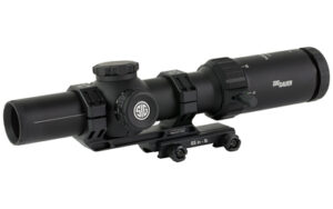 Sig Sauer TANGO-MSR 1-10x26 FFP LPVO rifle scope in black with cantilever mount
