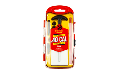 Shooters Choice .40 Cal Pistol Cleaning Kit with rod, brush, mop, patches and FP-10 CLP