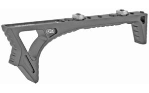 Strike Industries LINK curved foregrip for AR-platform rifles in black aluminum