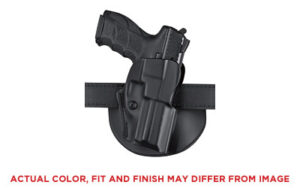 Safariland 5198 OWB holster, black, right-hand, for Glock 19/23 with paddle and belt loop
