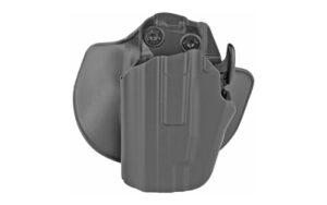 Safariland 578 GLS Pro-Fit left-hand OWB holster with paddle and belt loop in black