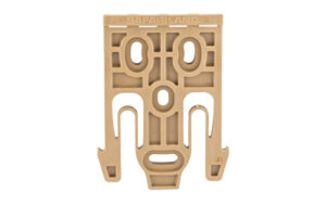 Safariland 6004-19 QLS Locking Fork holster mount in Coyote polymer