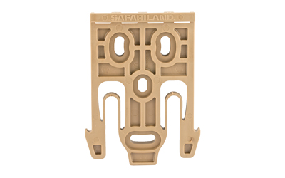 Safariland 6004-19 QLS Locking Fork holster mount in Coyote polymer