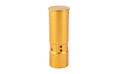 Sightmark 12 Gauge Laser Boresight brass chamber mount with black laser housing and carrying case