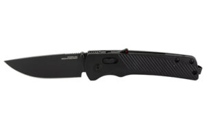 SOG Flash AT Blackout folding knife with Cryo D2 blade and ambidextrous AT-XR Lock